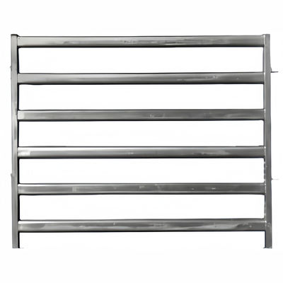 Light Grey Galvanized Farm Cattle Panel Fence Resists Corrosion Cattle Livestock Panels