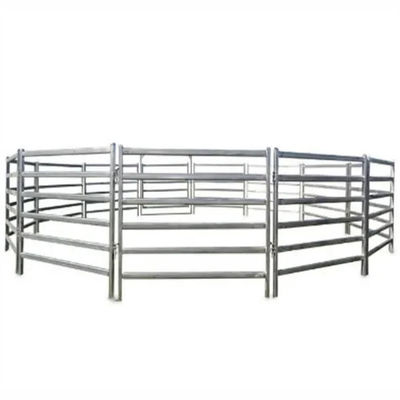 Height 1.6m Galvanized Cattle Livestock Panels Easy Assembly Farm Metal Fence