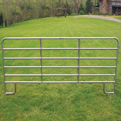 Hot Dipped Galvanized Livestock Fence Panels Easily Assembled 5 Rail Horse Panels