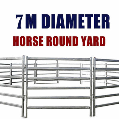40x40x1.6mm Galvanized Round Pen Fence Panels Horse Corral For Farm