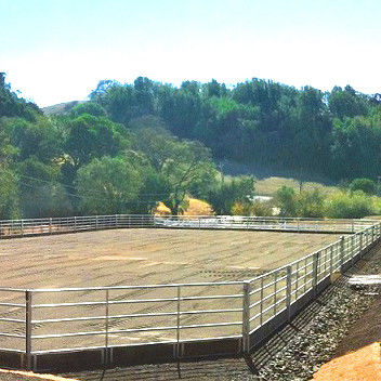 40x40x1.6mm Galvanized Round Pen Fence Panels Horse Corral For Farm