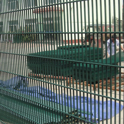 Hot Dip Galvanized Security 358 Mesh Fencing 1.8m 3m Height