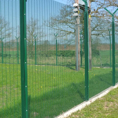 PVC Sprayed Metal Anti Climb 358 Security Fence Panels 2.0m 2.3m