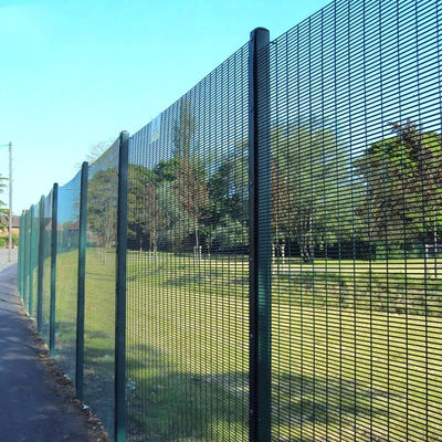 PVC Sprayed Metal Anti Climb 358 Security Fence Panels 2.0m 2.3m
