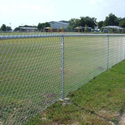 3.5mm Thick PVC Coated 8 Foot High Chain Link Fence Roll Low Carbon Steel
