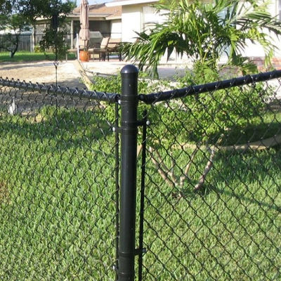 Pvc Coated Hot Dipped Galvanized Chain Link Fence Rolls 50m