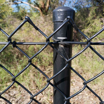 Galvanized PVC Coated Chain Link Fence Panels 2.0mm 2.5mm Thickness