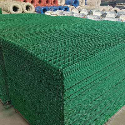 Mesh Size 0.5CM PVC Coating 2x2 Welded Wire Mesh Fence Panels For Building Agriculture