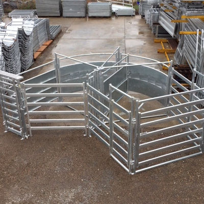 Horizontal Oval Pipe Australian Sheep Yard Panel 30x60x1.6mm Livestock Fence Panels
