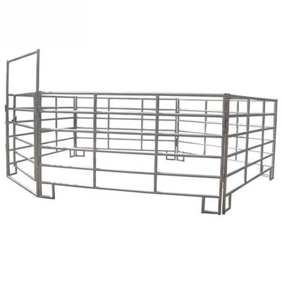 1.0mm Thickness Horse Panel Fence Low Carbon Iron Wire Round Tube Fence