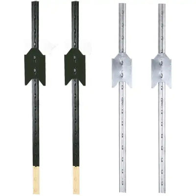 6ft 8ft Metal Farm Picket Build Wire Fence T Posts High Strength