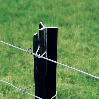 Eco Friendly Green Black Sliver Y Steel Fence Posts Weather Resistant