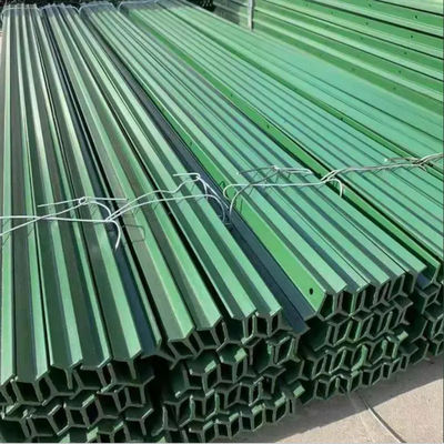 Non Painted Green Painted Galvanised Y Post Star Picket 1.33lbs/ft Weight