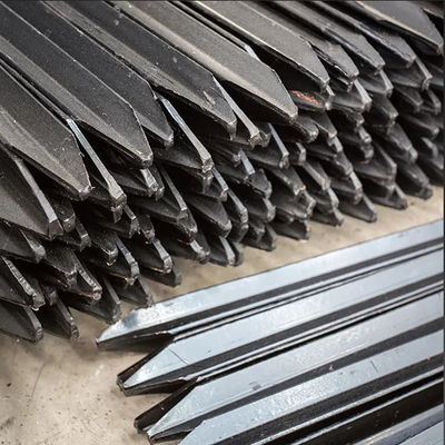 Non Painted Green Painted Galvanised Y Post Star Picket 1.33lbs/ft Weight
