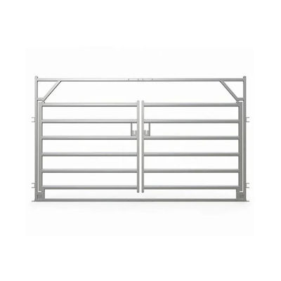 Round Tube Square Tube  Oval Tube Cattle Panel Fence Galvanized Cattle Yard Panels