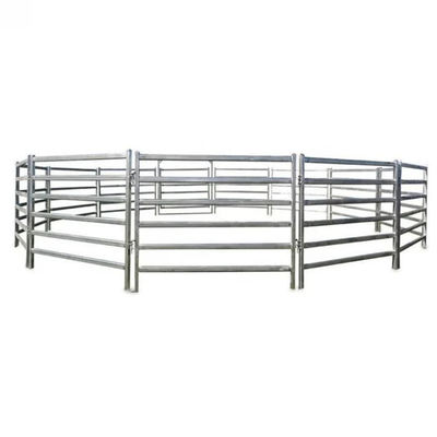 Round Tube Square Tube  Oval Tube Cattle Panel Fence Galvanized Cattle Yard Panels