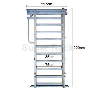 Galvanized Farm Cattle Panel Fence Sliding Gate Metal Livestock Panels 2.2m Height