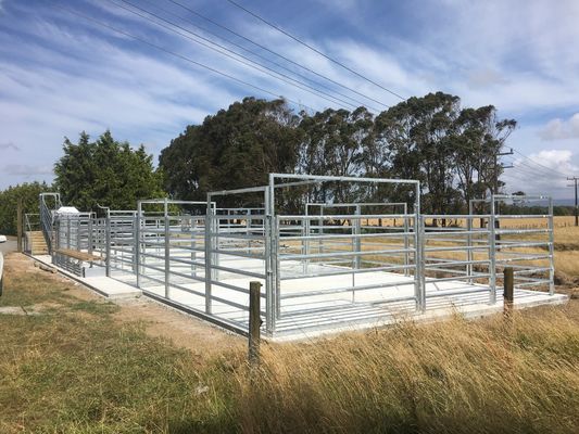Side Gate Livestock Fencing Galvanized Man Gate Farm Cow Fence Panels Oval tube