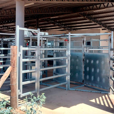 Side Gate Livestock Fencing Galvanized Man Gate Farm Cow Fence Panels Oval tube