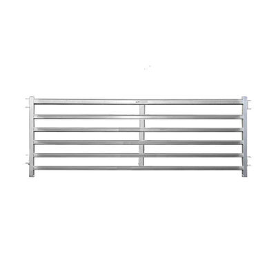 Light Grey Galvanized Sheep Farm Metal Fence Resists Corrosion Livestock Fence Panels