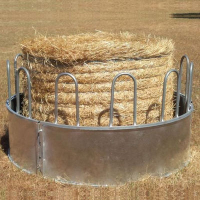 Livestock Equipment Galvanized Round Bale Feeder Hot Diped Galvanized Steel