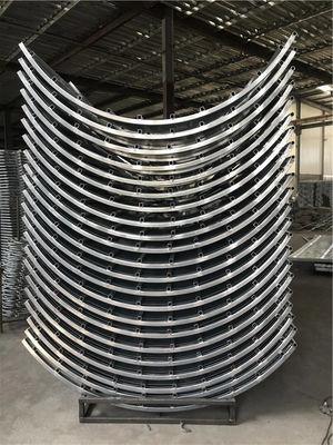 Galvanised Round Cattle Hay Feeder / 1m Round Bale Feeder For Livestock