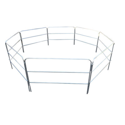 Durable Galvanized Metal Round Pen Fence Panels For Horse Corral Easily Assembled