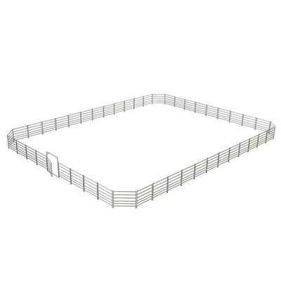 Galvanized Steel Livestock Horse Corral Gate Fence Easy Assemblied