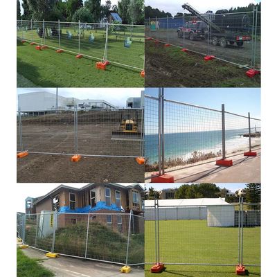 Hot Dip Galvanized Free Standing Australia Temporary Fencing Safety Isolation