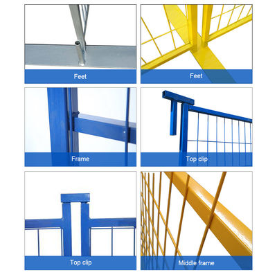 Safety Canada Event Construction Site Temporary Fence / Galvanized Steel Partition Panels