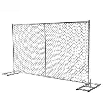 American Standard Chain Link Temporary Fence Panel For Residential Yard Courtyard School