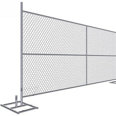 American Standard Chain Link Temporary Fence Panel For Residential Yard Courtyard School