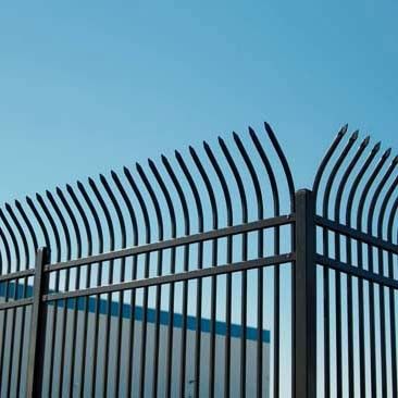 Galvanized Backyard Or Garden Steel Fences Wrought Iron Garden Fence Panels