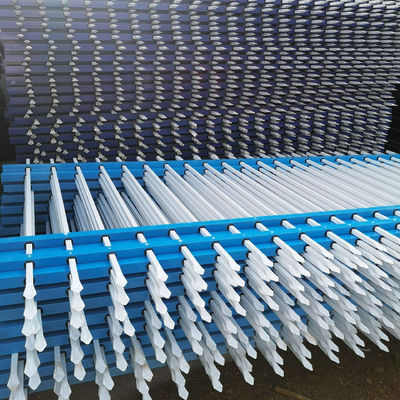 High Security Anti Rust Galvanized Outdoor Metal Fence Powder Coating Non Welded Easy To Install