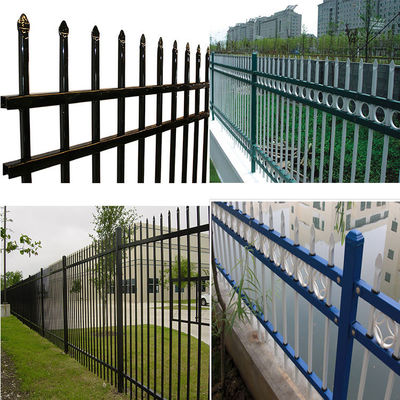 Safety Isolation Galvanized Steel Fence Non Fading Anti Aging From Vietnam