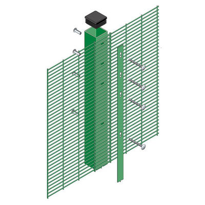Home Decration 358 Anti Climb Fence Panels Security Customized Size