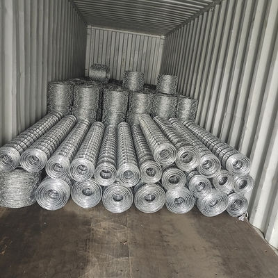 Height 900mm ~ 2200mm Field Hinge Joint Fence Farming Galvanized Iron Wire