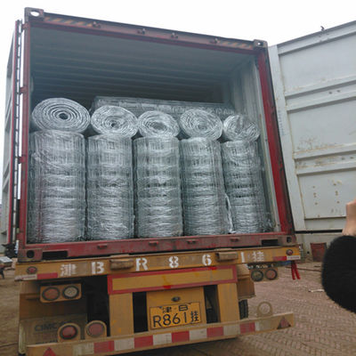 Height 900mm ~ 2200mm Field Hinge Joint Fence Farming Galvanized Iron Wire