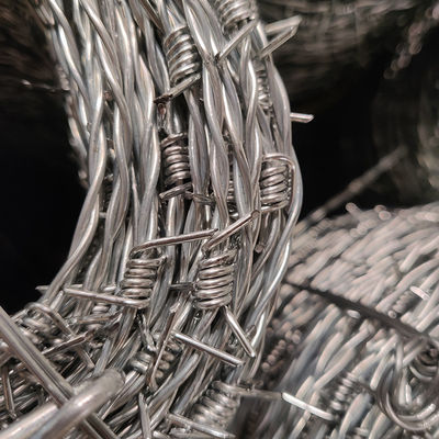 Good Corrosion Resistance Barbed Wire Prison Fence 350kgf Low Prices
