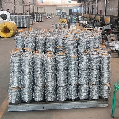 Galvanized High Tensile Barbed Wire Farm Fence 500M 20Kg Per Roll Barb Wire Fence