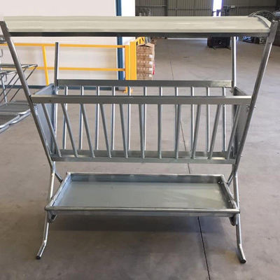Hot DIP Galvanized Livestock Hay Feeder For Cows  / Horse Feeder Europe Market