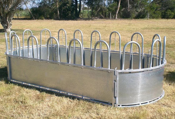 Automatic Wild Galvanized Round Feeder Animal Horse Stable Feeder Cast Iron