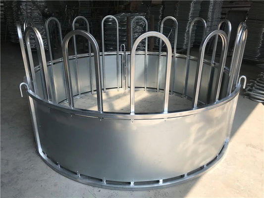 Animal Cattle / Sheep / Horse Round Metal Hay Feeder Livestock