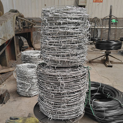 2.0mm Anti Climb Security Fence Barbed Wire 200m 300m 360m Galvanized