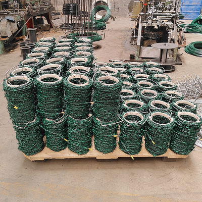 12.5 Gauge Zinc Coated Iron Wire Barb Wire Mesh Galvanized Barbed Wire