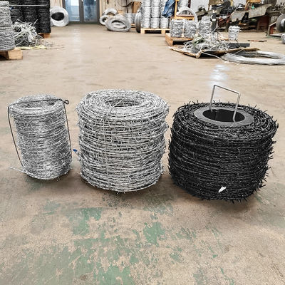 10 Gauge Galvanized Barbed Wire Fence Railways Highways Concertina Coil Wire