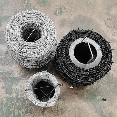 500m Per Roll  Prison Hot Dipped Galvanized Barbed Wire For Agriculture