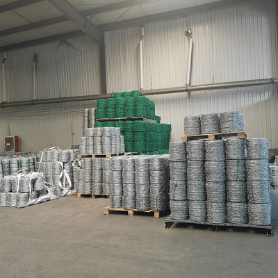 High Tensile Barbed Fencing Wire Galvanized Steel Double Twisted Farm Barbed Wire