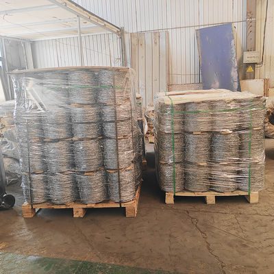 10 Gauge Galvanized Barbed Wire Fence Railways Highways Concertina Coil Wire