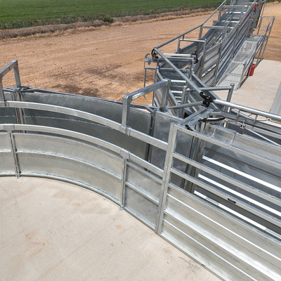 2.1m Light Grey Protective Fence Panel for Cattle Ranch